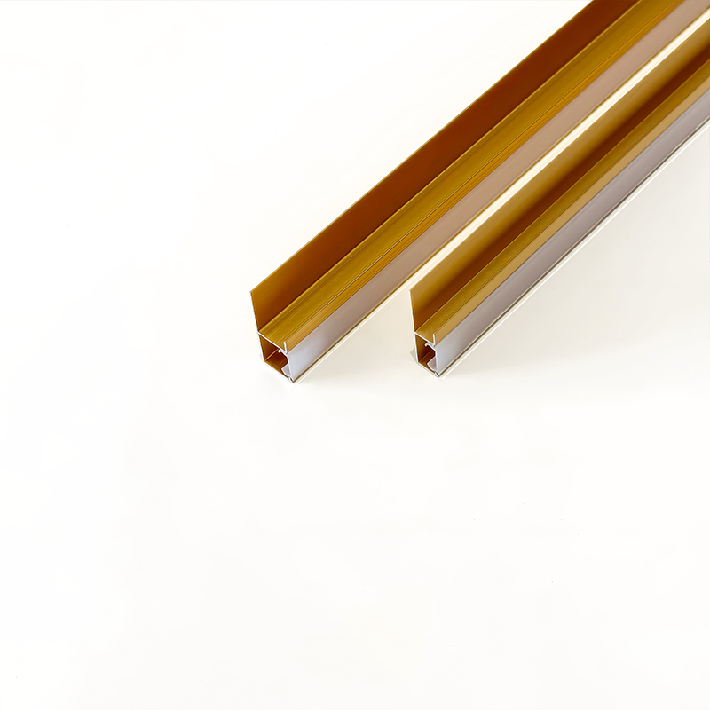 Closing edge line with light gold