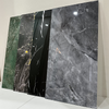 Luxury High-gloss Marble Bamboo Charcoal Wall Panels For TV Background