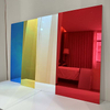 Red mirror carbon crystal wall panel