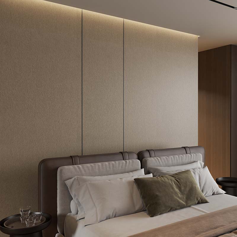 wpc wall panel metal finish