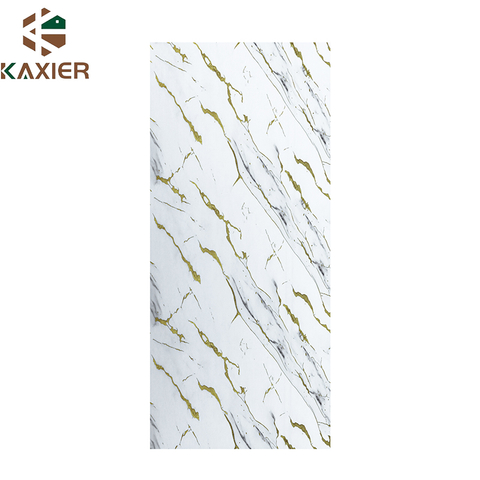High Glossy Spc Wall Panel Uv Board for Indoor Decoration Pvc Marble Board Wholesale
