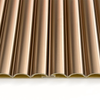 Gold Clustered Pattern WPC Fluted Wall Panels for Indoor 3m