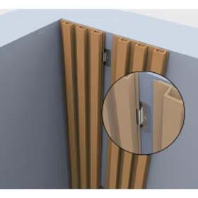 wpc fluted wall panel with click